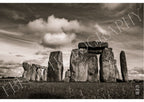 Stonehenge Black and White Wall Art – Timeless Monument Photography of England