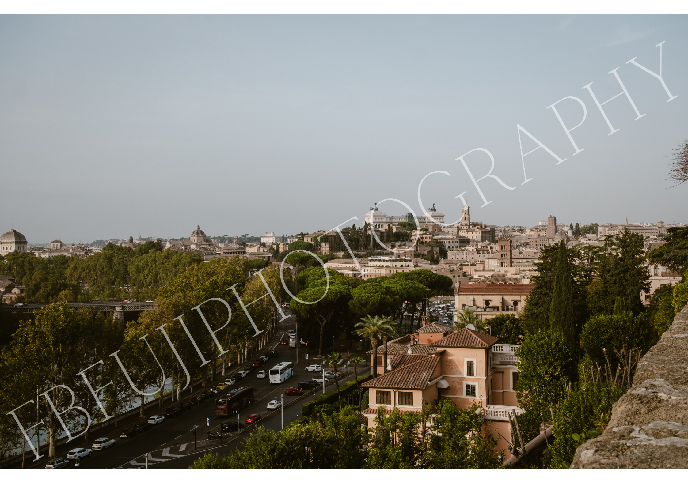 Blick über Rom – Fine-Art Fotografie | Italien Panorama Wandbild