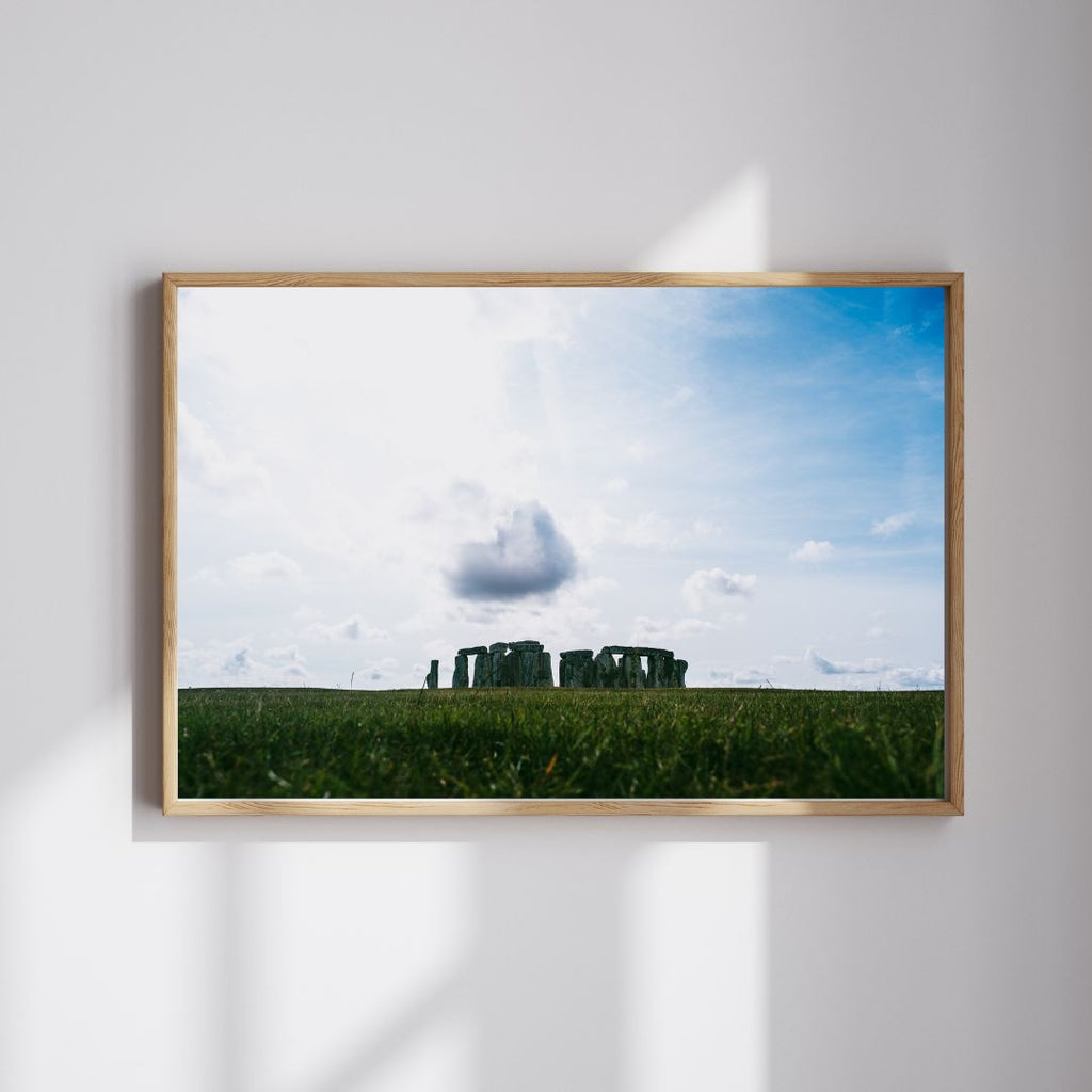 Stonehenge Landscape Wall Art – Distant View of Ancient Monument