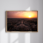 Sonnenaufgang über dem Petersplatz – Fine-Art Fotografie aus Rom | Italien Wandbild