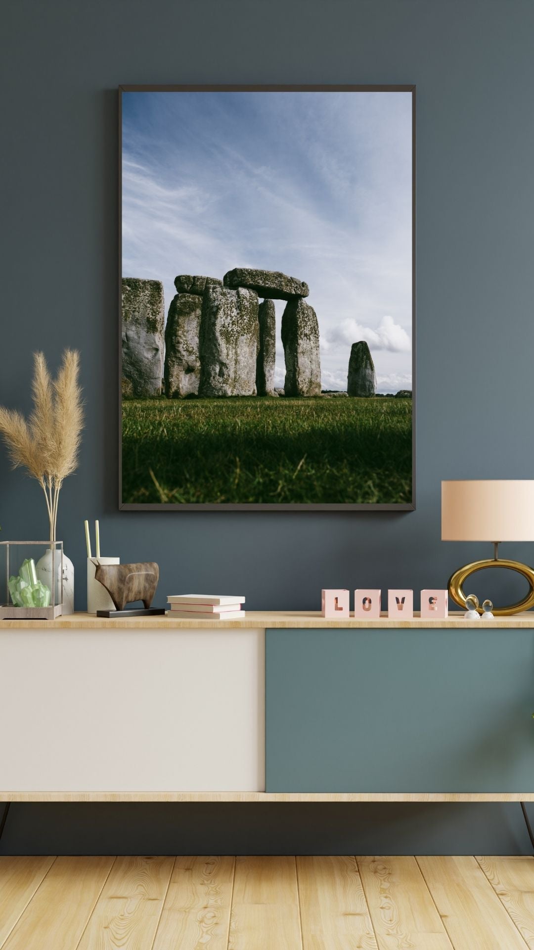 Stonehenge Vertical Wall Art – Ancient Monument Photography from England
