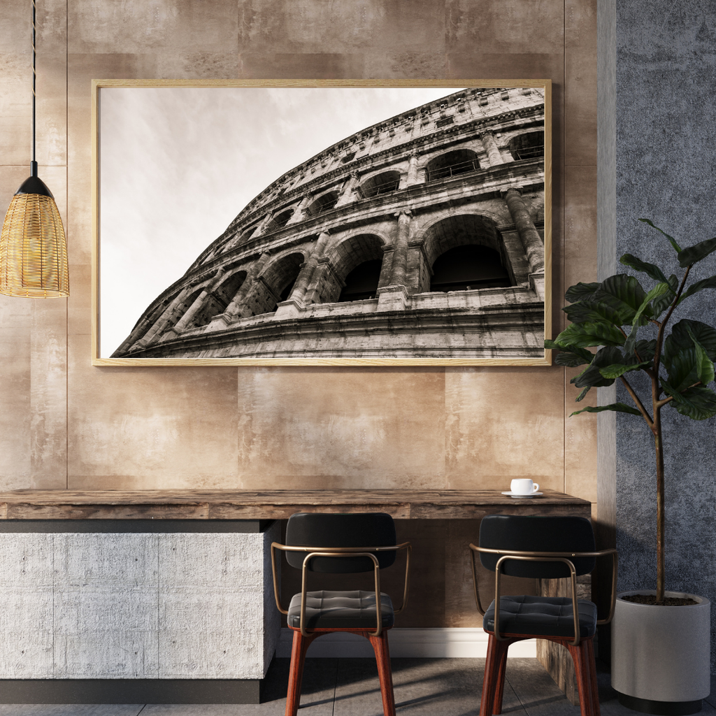 Kolosseum Rom – Fine-Art Fotografie in Sepia | Zeitlose Architektur Wandbild
