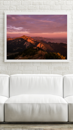 Alpenglühen im Chiemgau – Fine Art Berglandschaft