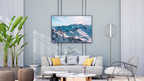 Frozen Peaks – Fine Art Alpen Fotografie | Kristallklare Winterlandschaft & Schneepanorama – Alpine Wandkunst in Blau